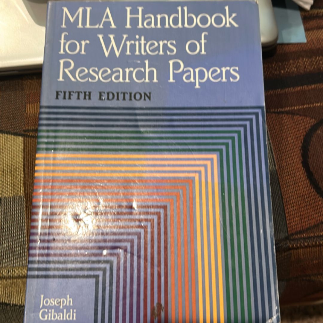 MLA Handbook for Writers of Research Papers