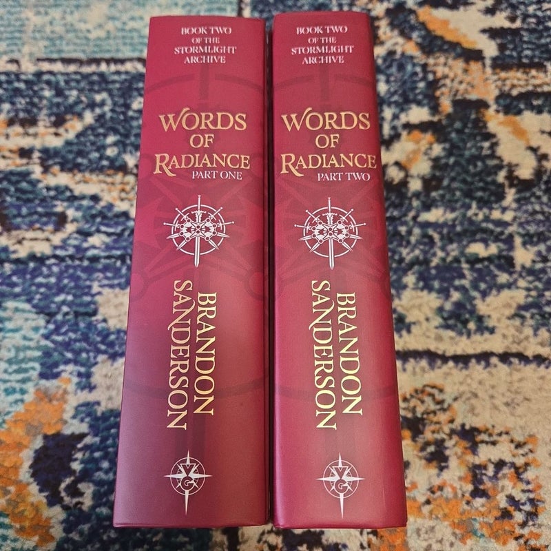 Fairyloot Words of Radiance Part One