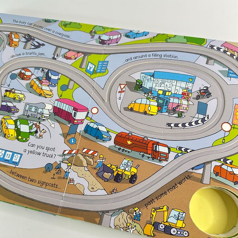 Usborne Pull-Back Busy Car Book-NO CAR