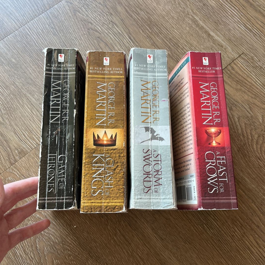 Game Of Thrones George R R Martin Book Set Paperback 1-4