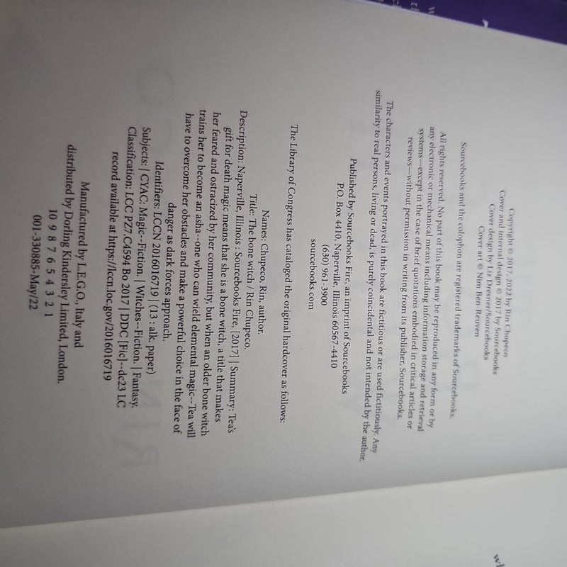 The Bone Witch SIGNED 
