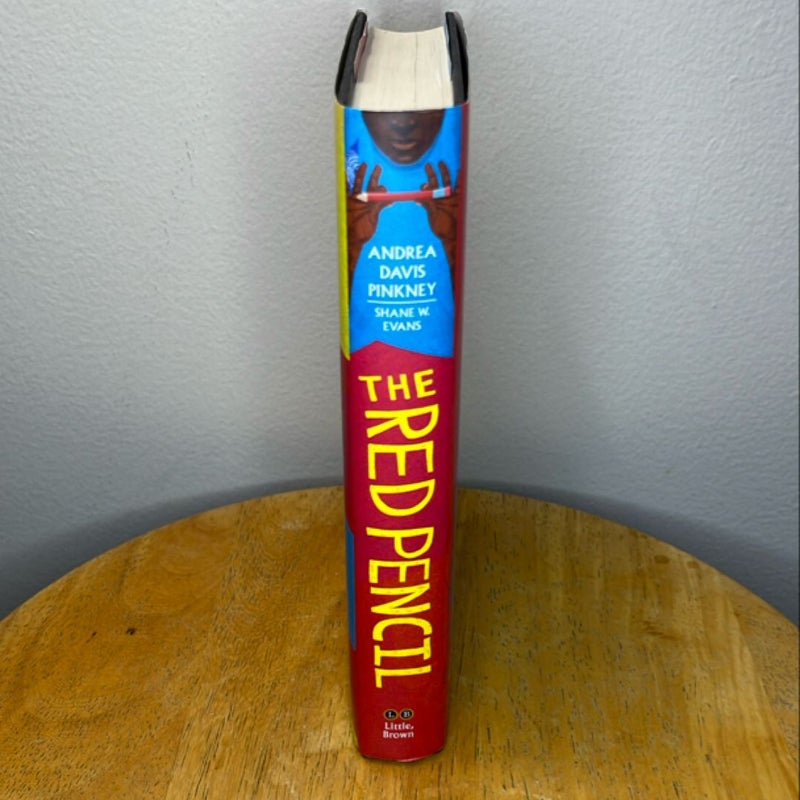 The Red Pencil – Andrea Davis Pinkney (Hardcover, First Edition Stated)
