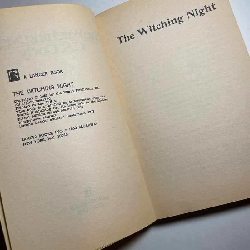 The Witching Night by C S Cody, Paperback | Pangobooks