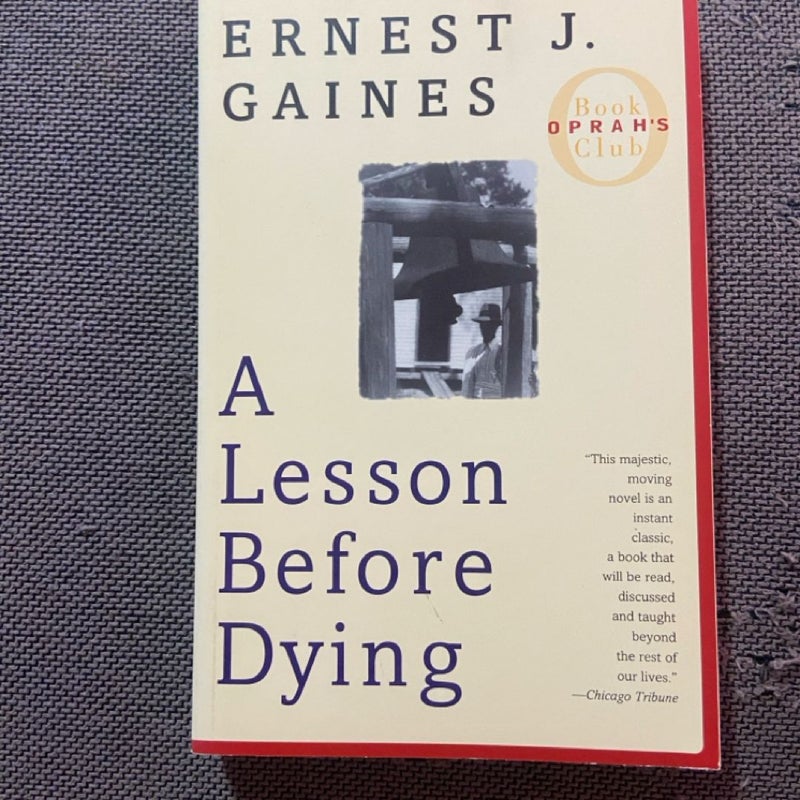 A Lesson Before Dying