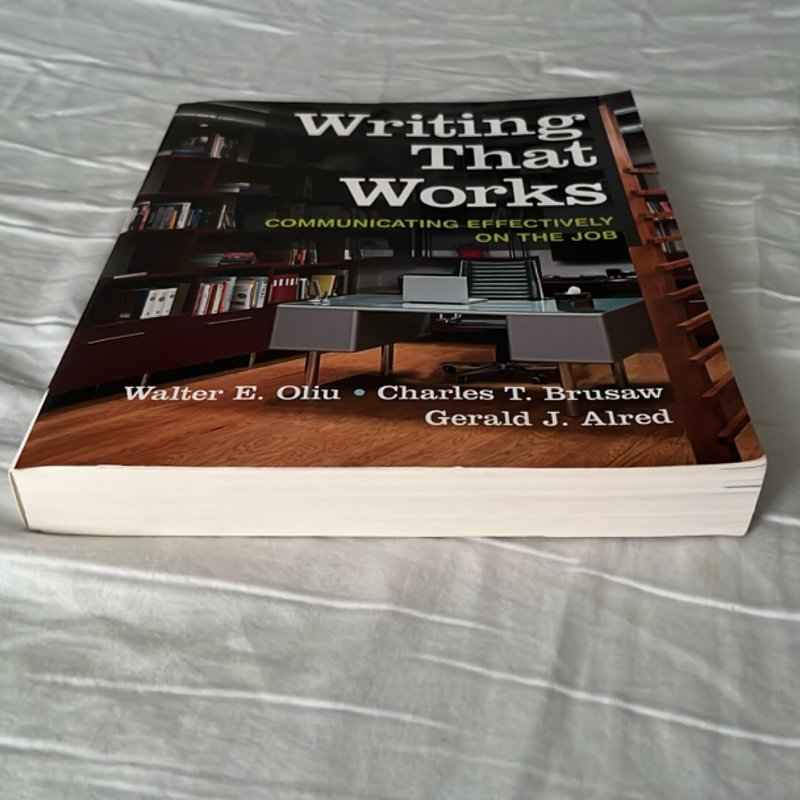 Writing That Works: Communicating Effectively on the Job