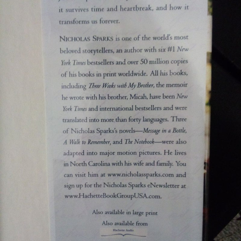 Dear John - A Nicholas Sparks Novel #1 New York Times Bestselling Author