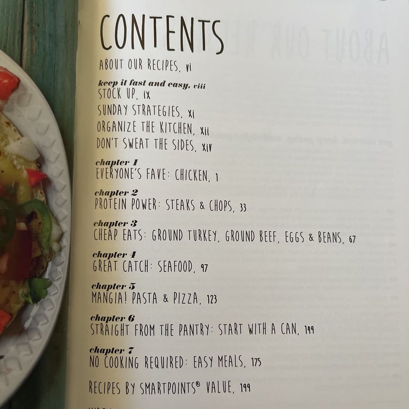 Weight Watchers dinners in a flash