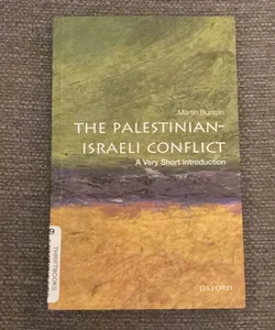The Palestinian-Israeli Conflict: a Very Short Introduction