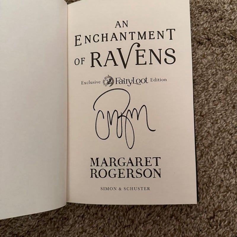 An Enchantment of Ravens FairyLoot Special Signed Edition