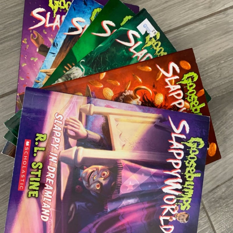 LOT Of (6) GOOSEBUMPS: SLAPPYWORLD, VTG Teen Horror Series by R.L. Stine *HTF*