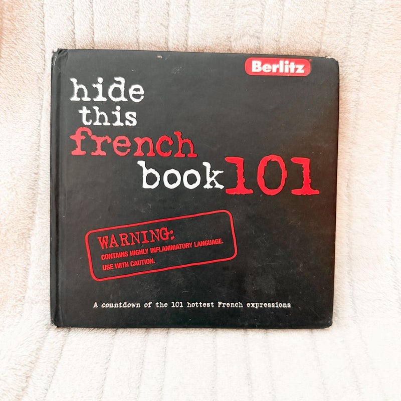 Hide This French Book 101