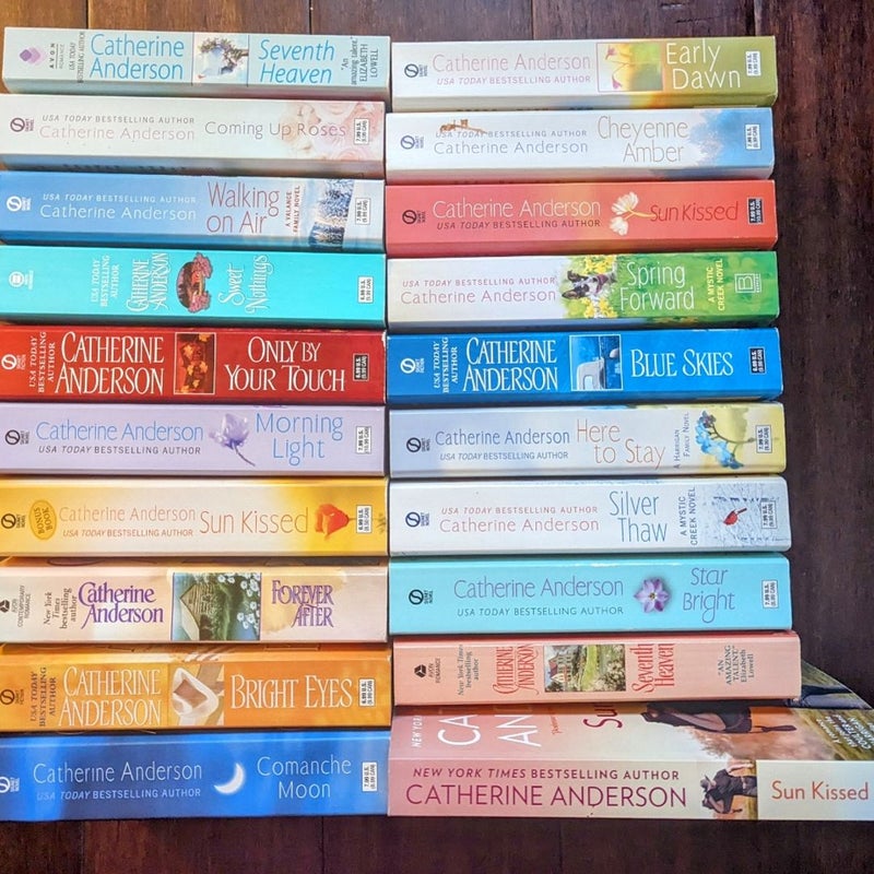 Catherine Anderson Novel Book Lot - Set of 20 Paperback Books