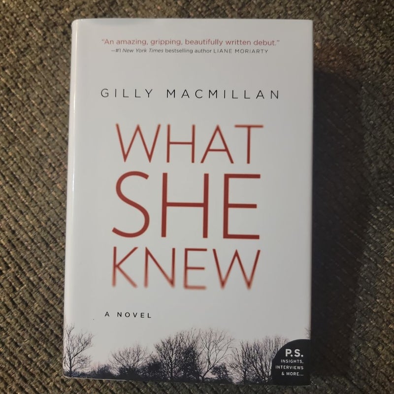 What She Knew (Book Club Edition)