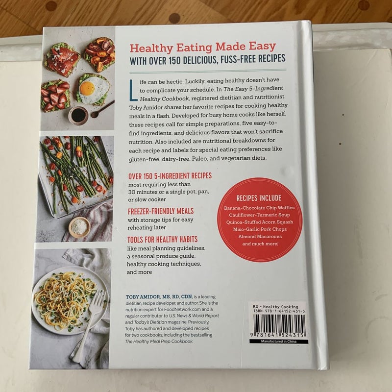 Easy 5-Ingredient Healthy Cookbook (Sterling)
