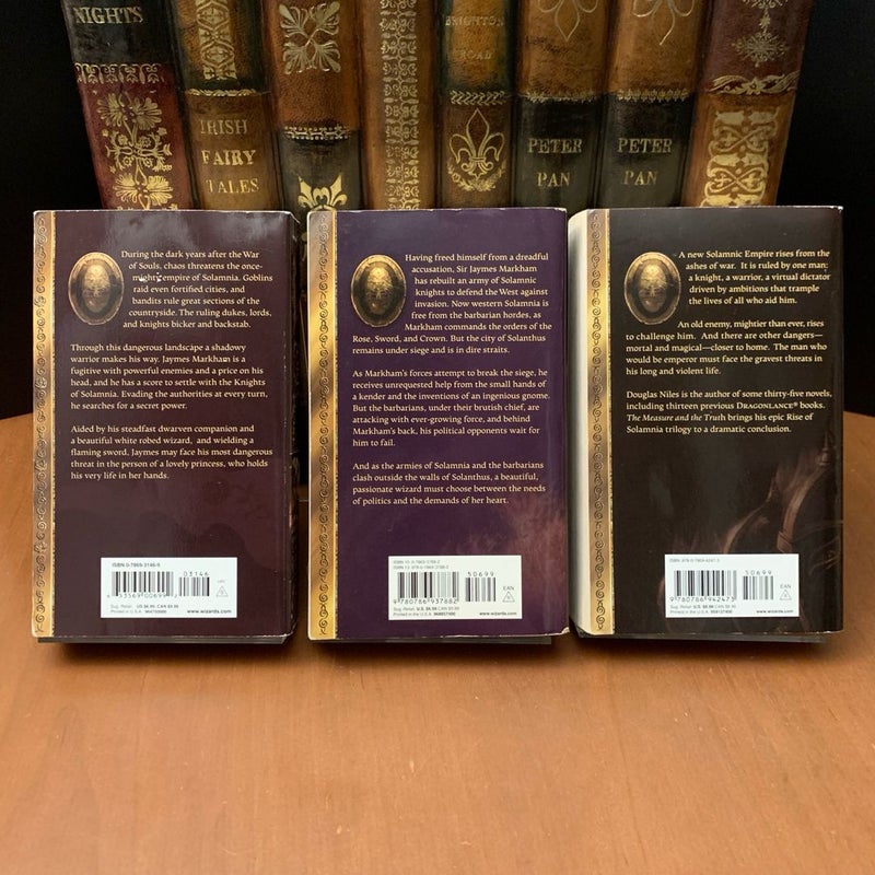 DragonLance: Complete Rise of Solamnia Trilogy Set: Lord of the Rose, The Crown and the Sword, The Measure and the Truth