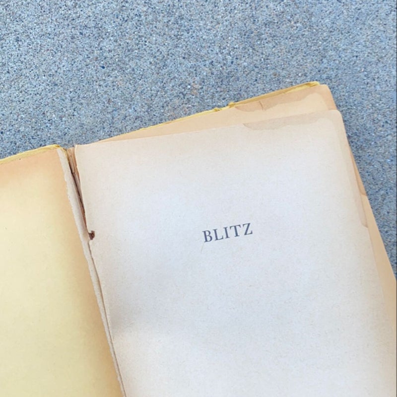 Blitz - Hardcover Vintage 