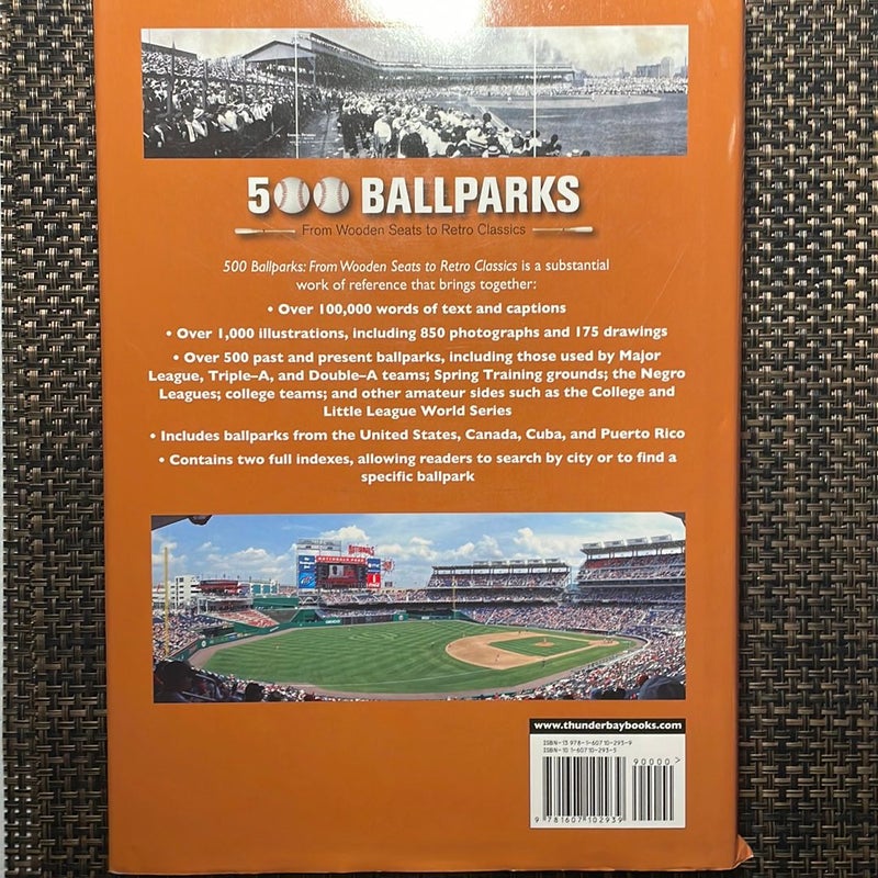 500 Ballparks by Dan McCourt, Hardcover Pangobooks