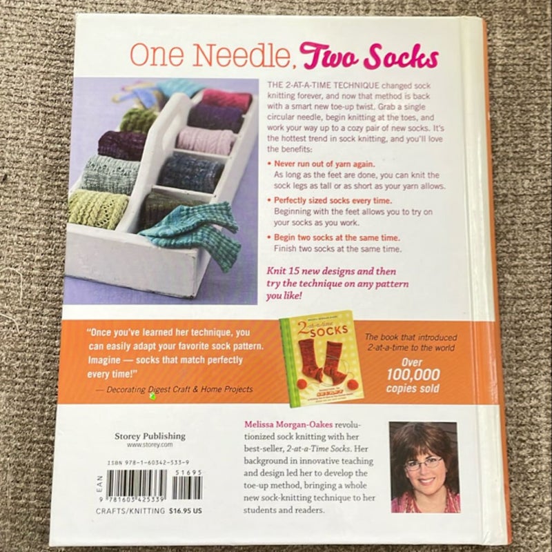 Toe-Up 2-at-a-Time Socks