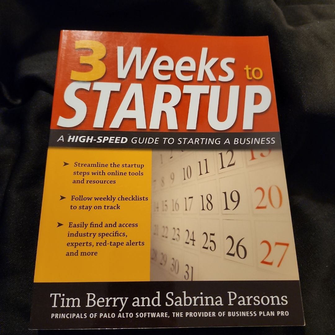 3 Weeks to Startup