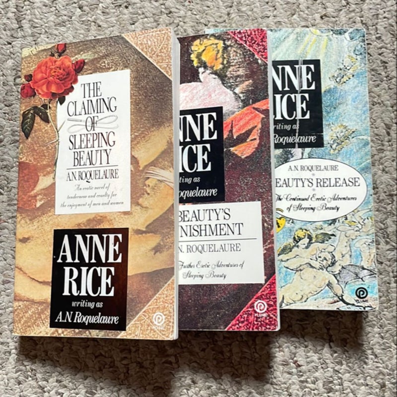 The Claiming of Sleeping Beauty trilogy (first edition)