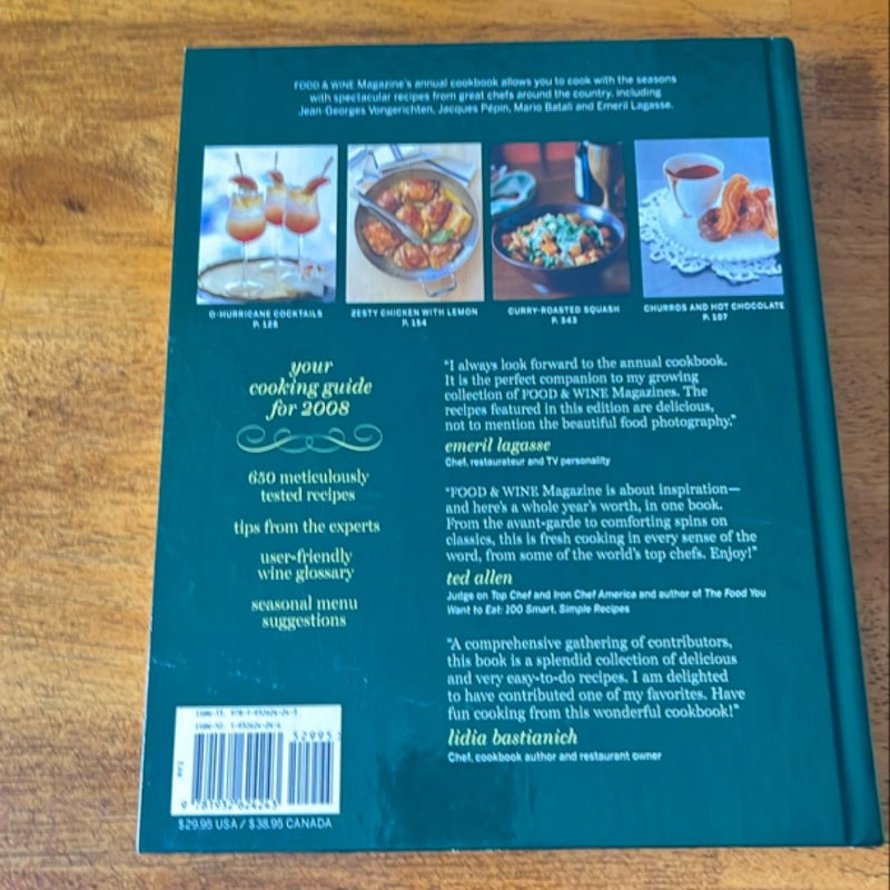 Food and Wine Annual Cookbook