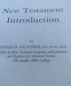 New Testament Introduction