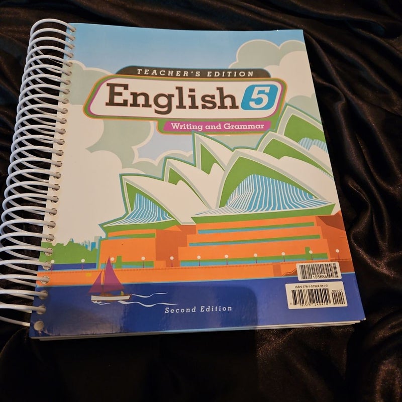 English 5 for Christian Schools- TEACHER'S EDITION 