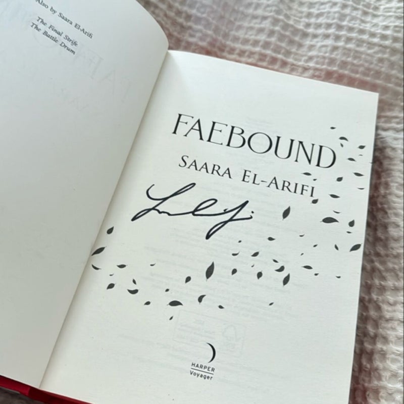 Faebound Signed Edition Sprayed Edge