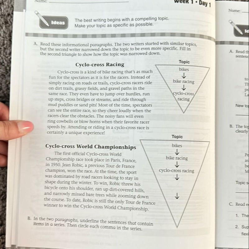 Daily 6-Trait Writing Grade 7