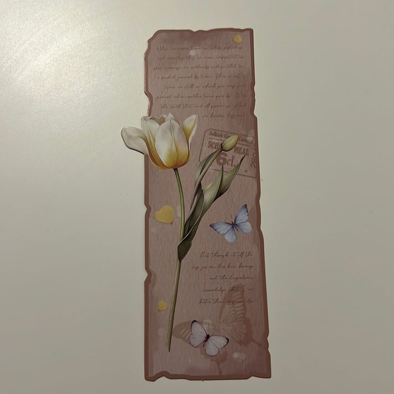 floral bookmark