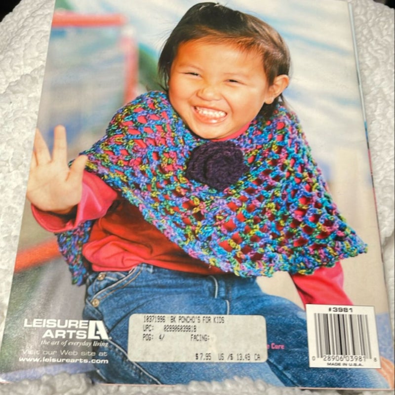 Leisure Arts: Ponchos FOR Kids 