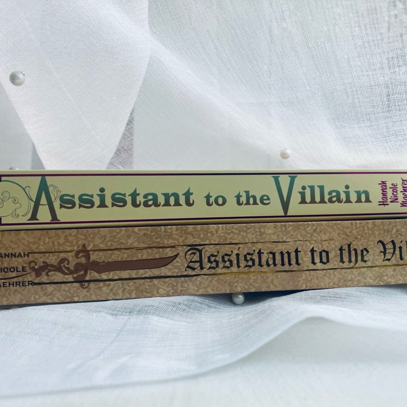 The Bookish Box Assistant to the Villain by Hannah Nicole Maehrer