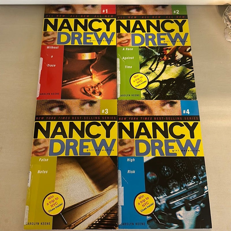 Nancy Drew girl detective #1-4