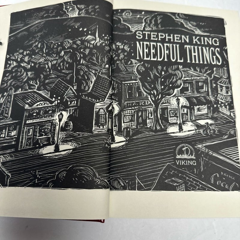 Needful Things Stephen King Library “Red Leather”