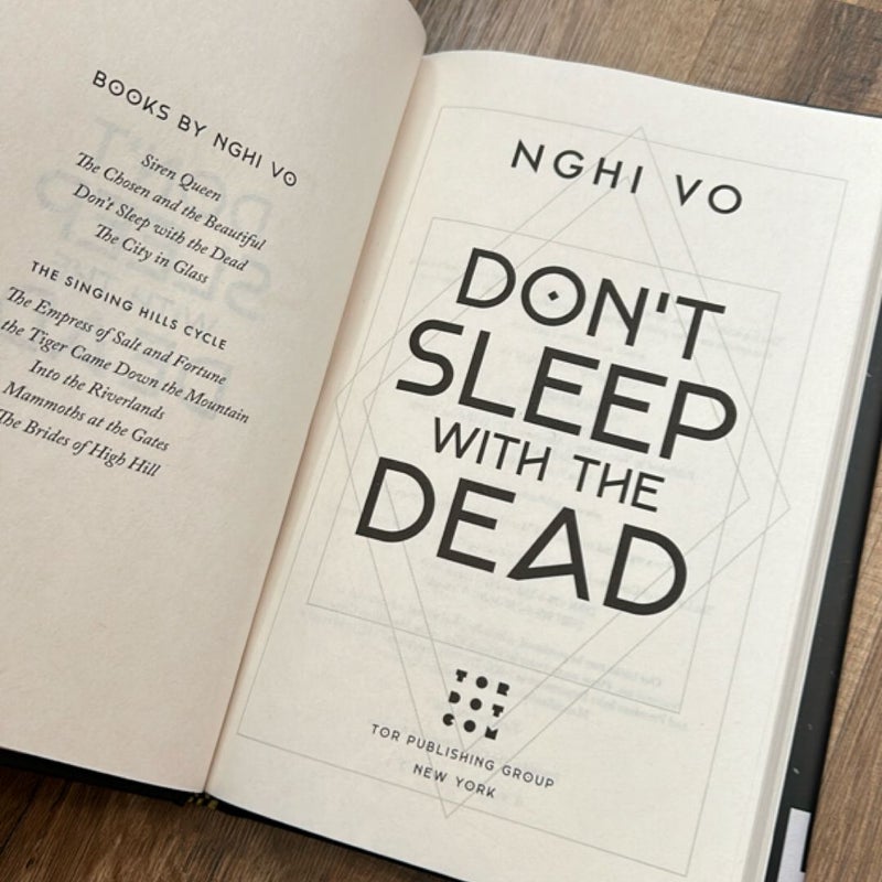 Don't Sleep with the Dead
