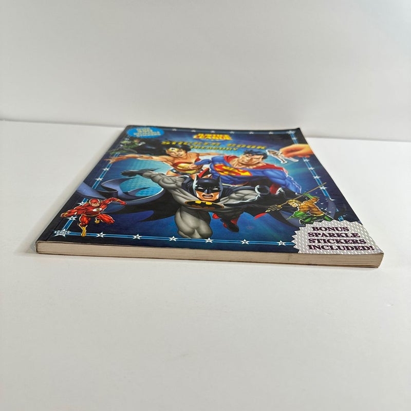 Justice League Sticker Book Treasury-Reusable Stickers