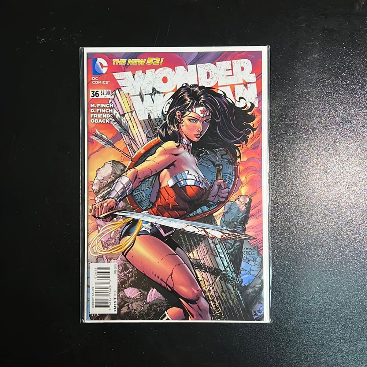 Wonder Woman The New 52! Zero Year #36 by M.Finch, D. Finch Friend, and ...