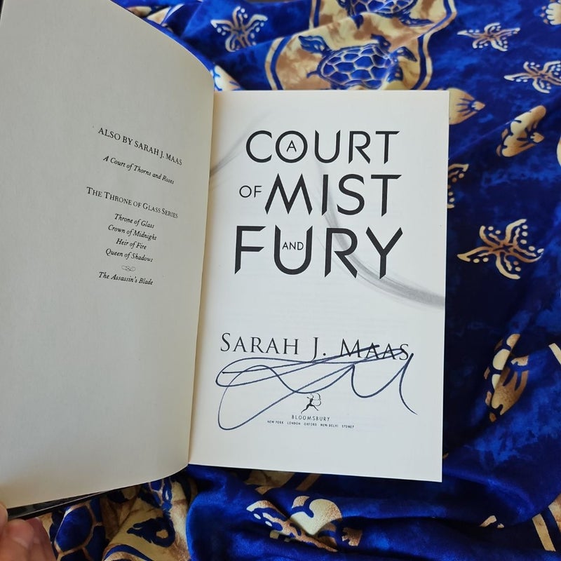 A Court of Mist and Fury **SIGNED**