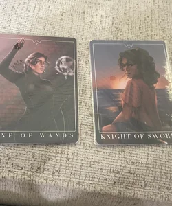 Owlcrate Katniss and Annabelle cards 