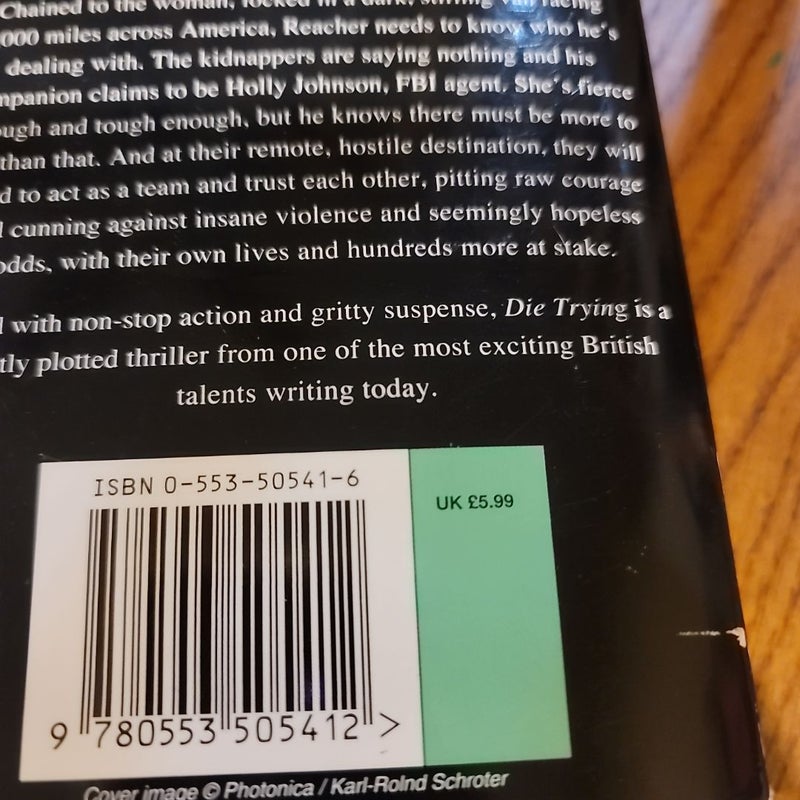 Die Trying-2nd Reacher Novel (written by Lee Child)