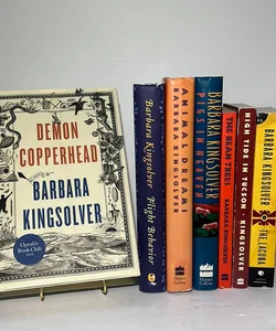 Barbara Kingsolver’s 7 Book Bundle: Demon Copperhead, Flight Behavior, Animal Dreams, Pigs In Heaven, The Bean Tree, High Tide In Tucson, & The Lacuna