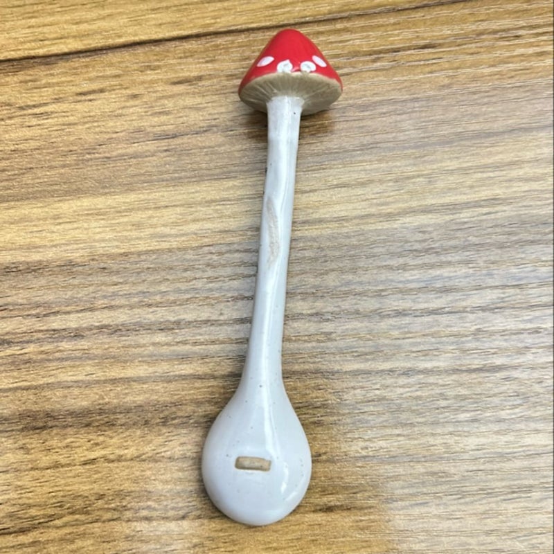 Fairyloot Oct 2023 Subscription Item Happily Ever After Mushroom Ceramic Spoon