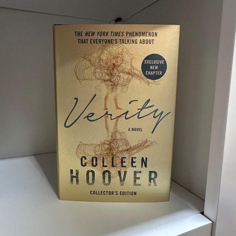 VERITY BY COLLEEN HOOVER COLLECTOR'S EDITION HARDCOVER