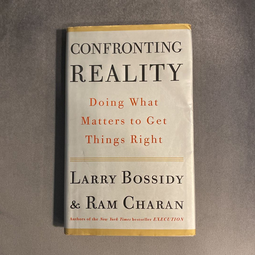 Bossidy,　Confronting　Larry　Hardcover　Reality　by　Pangobooks