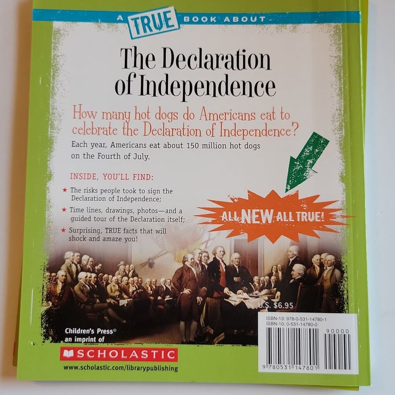 The Declaration of Independence (a True Book: American History)