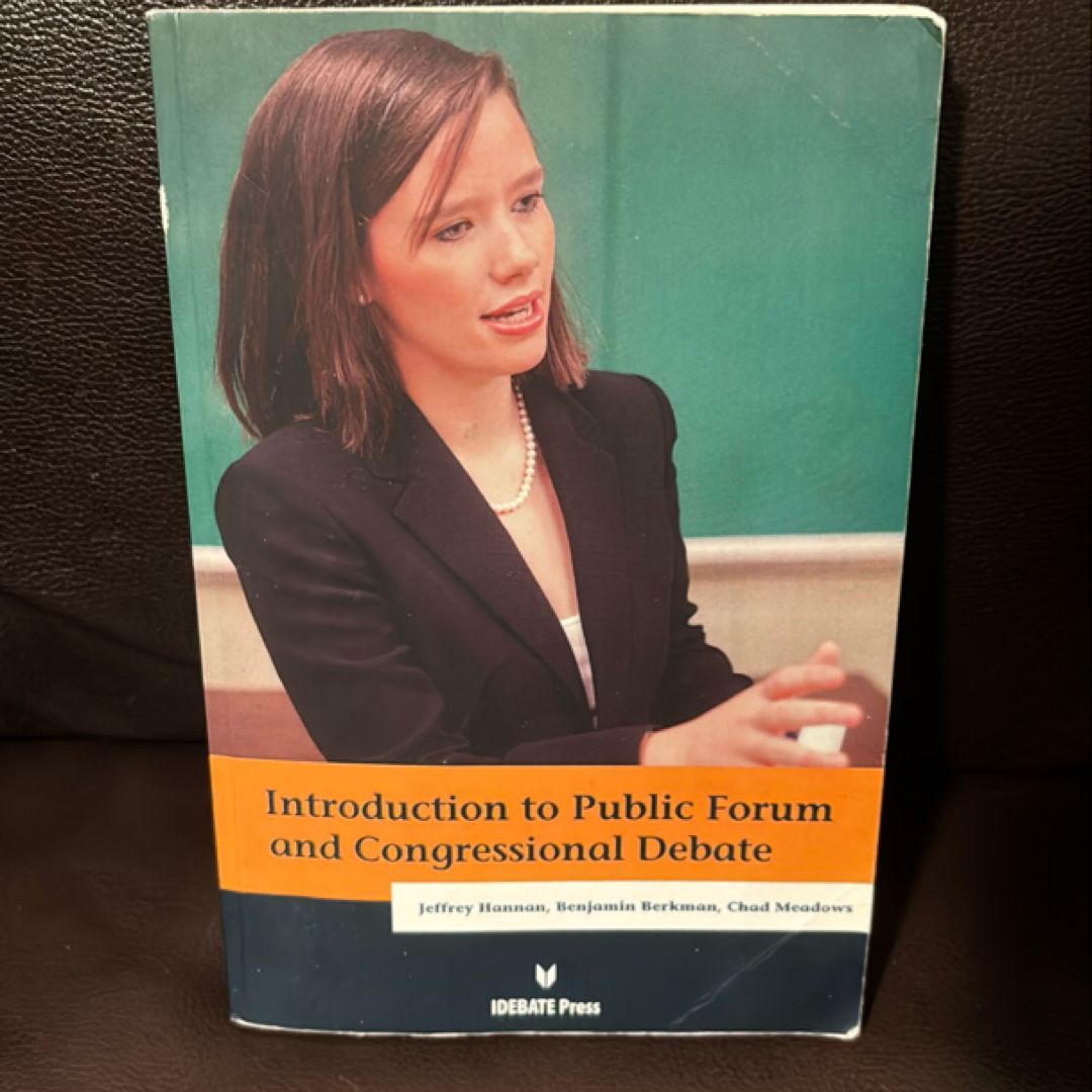 Introduction to Public Forum and Congressional Debate