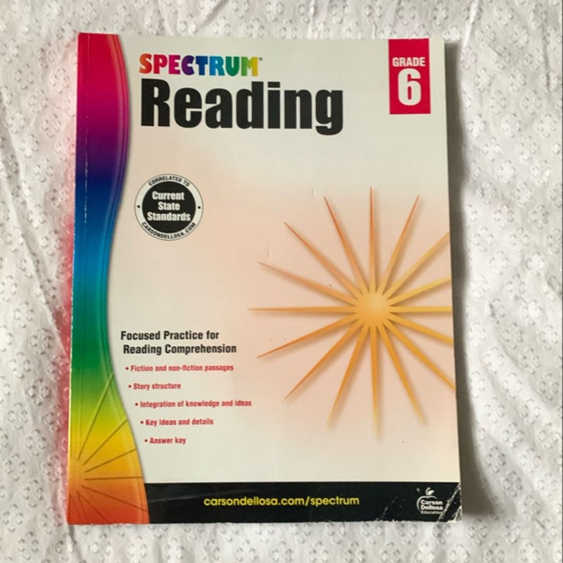 Spectrum Reading, Grade 6