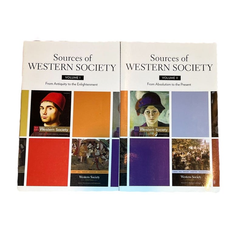 Sources of Western Society Volume 1 & 2