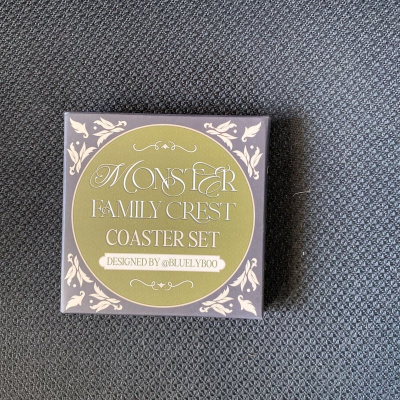 Fairyloot Only a Monster Coasters