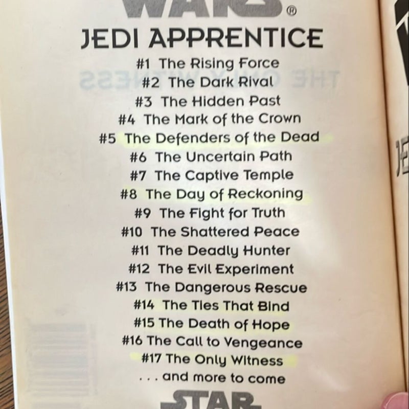 Star Wars Jedi Apprentice The Only Witness 